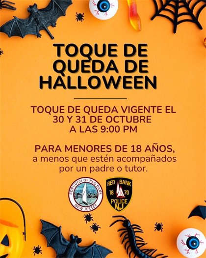 Halloween Curfew Spanish