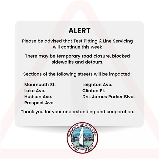 Service Line Weekly Schedule