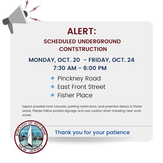 Scheduled Underground Construction 