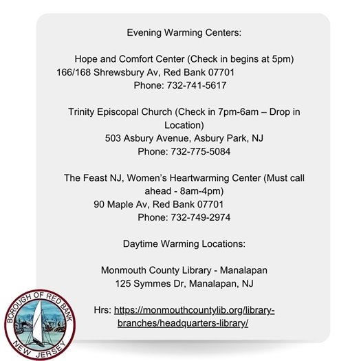 Warming Centers