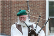 Man playing the bag pipes