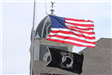 American and POW MIA flags
