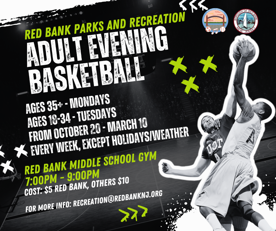 Adult Evening Basketball Flyer