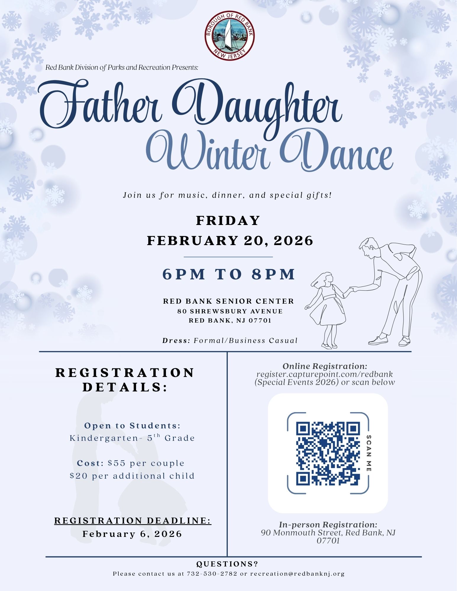 Father Daughter Dance 2026 Flyer