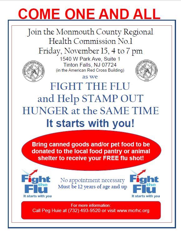 Flu Shot clinic flyer (JPEG)